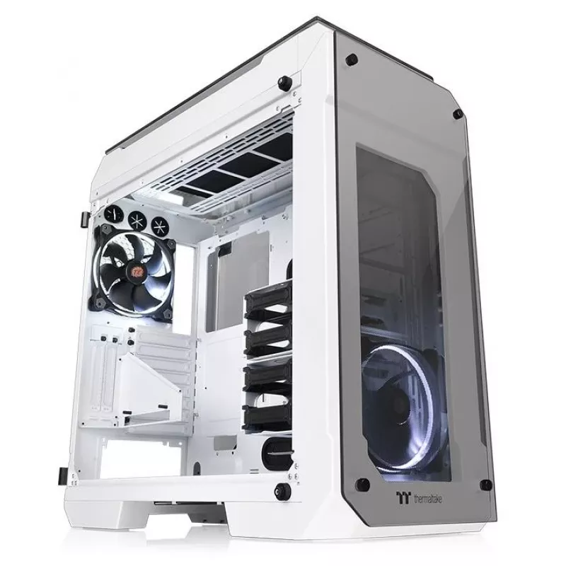 Case View 71 Riing Karastatud Klaasiga E-ATX Täistorn - Lumivalge