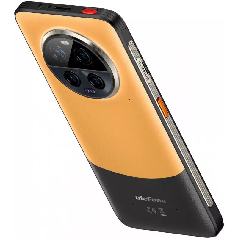 Tugevdatud nutitelefon UleFone Armor 23 Ultra 5G — 12 GB muutmälu, 512 GB salvestusruum, oranž