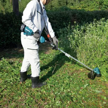 Makita DUR192LRT1, murutrimmer, J-tüüpi käepide, 6000 p/min, must, türkiis, 30 cm, 87,8 dB