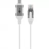 Goobay Ethernet-kaabel USB-C 3.1 RJ45-le õhuke 2 m - ühendab ruuteri, modemi või (74387)