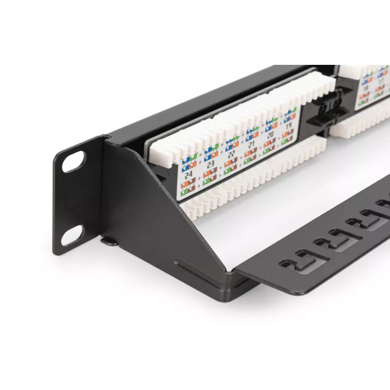 Digitus CAT 6 patch panel, varjestamata DN-91624U-CR