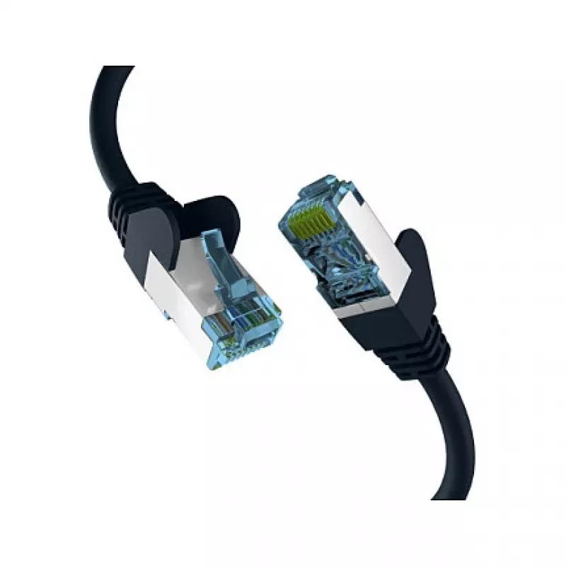EFB-Elektronik RJ45 paranduskaabel Cat.7 toorkaabliga must 2m S/FTP PIMF võrgukaabel LAN DSL Tootja: EFB Elektronik (EC020200152)