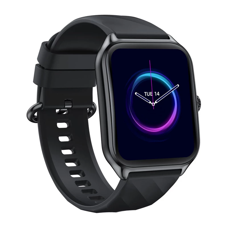Nutikell Zeblaze GTS 4 — 1,94 tolli (4,93 cm) AMOLED, 466×466 px, puuteekraan, Wi‑Fi, silikoonrihm, must