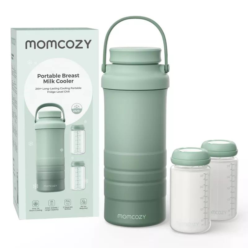 Momcozy CM01 kaasaskantav rinnapiimajahuti roheline