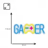 LED-neoonvalgusti MANTA SNL62MT GAMER RGB Colour Changing - RGB-mänguriba valgusti