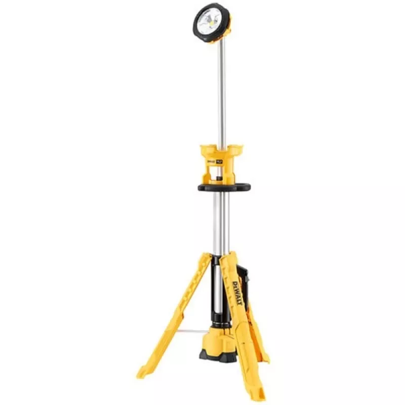 Vabalt seisev töövalgusti DeWalt DCL079-XJ LED 3000 lm, teisaldatav, must/kollane, akutoitel, tööaeg 11 h