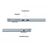 MacBook Air 15, Starlight, M4 (10-CPU/10-GPU), 24GB, 512GB, saksa, 35W Dual USB-C Port toiteadapter, MC6K4D/A