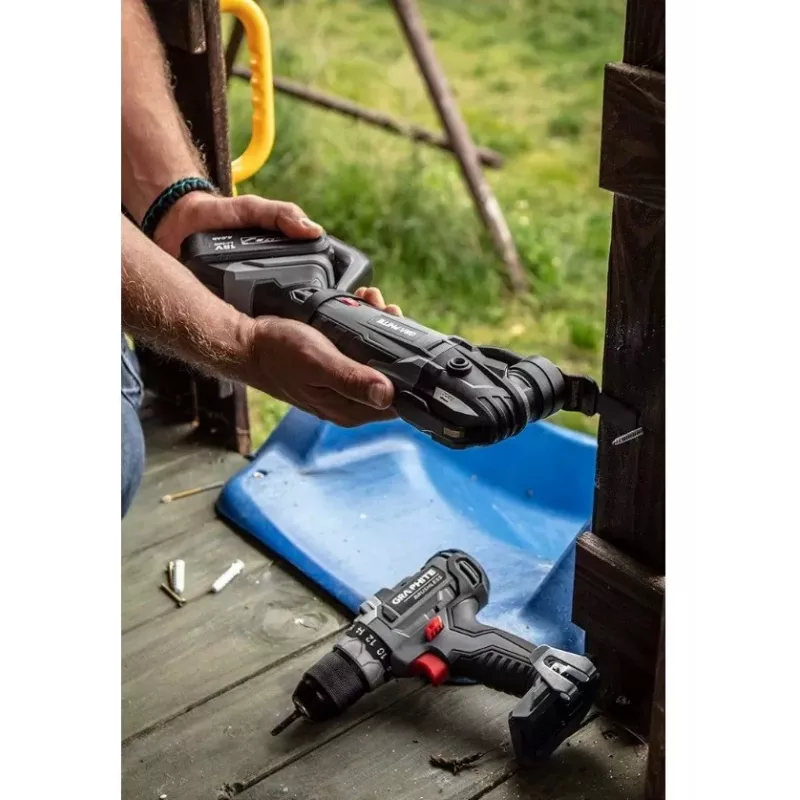 Multitööriist GRAPHITE Energy+ 18V 58G013 — juhtmeta ostsilltööriist, 18 V akutoitel