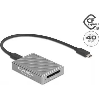 Kaardilugeja DELOCK 91021 USB USB-C 40 Gbps CFexpress Type B jaoks