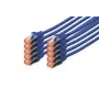 Võrgukaabel Digitus CAT 6 S/FTP RJ-45 0,5 m sinine