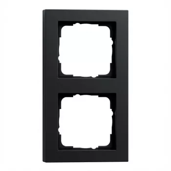 Raam 2 moodulile Gira E2 must – mudel 21209