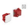 Survelüliti DELOCK Easy 45 2P 250V 10A Valge, 45×45×37 mm