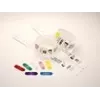 Zebra klambrid QuickClip randmepaelte jaoks, kollane