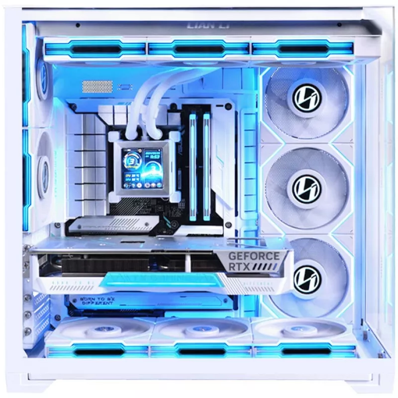 PC case Lian Li 011 Vision Compact Tower Valge