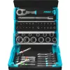 Bit set Hazet 2200SC-2, 1/4 inch drive, 32 pieces