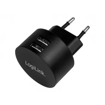 USB pistikupesa adapter LogiLink PA0218 2x USB-port kiirlaadimiseks 10,5W