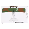 Ehituskomplekt Cobi Blocks Nieuport 17 C.1 277 tk — mudellennuki komplekt, kogutav klotsikomplekt