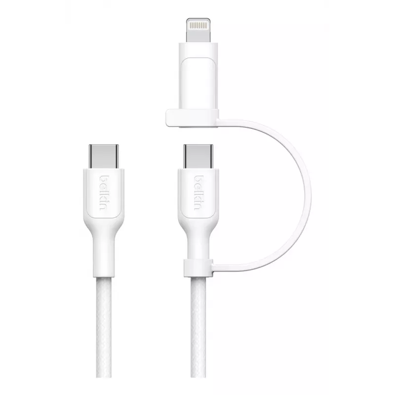 USB-kaabel Belkin BoostCharge Pro 1,5 m USB-C USB-C/Lightning Valge