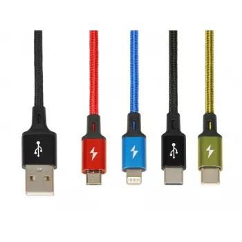 Universal 4 in 1 charging kaabel I-BOX USB IKUM4W1