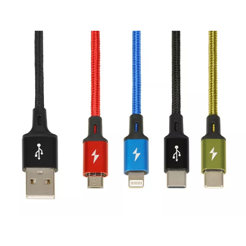 Universal 4 in 1 charging kaabel I-BOX USB IKUM4W1