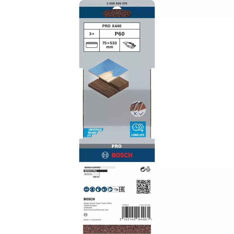 Bosch 2 608 606 070 lihvimisseade 3 tk Lihvlint