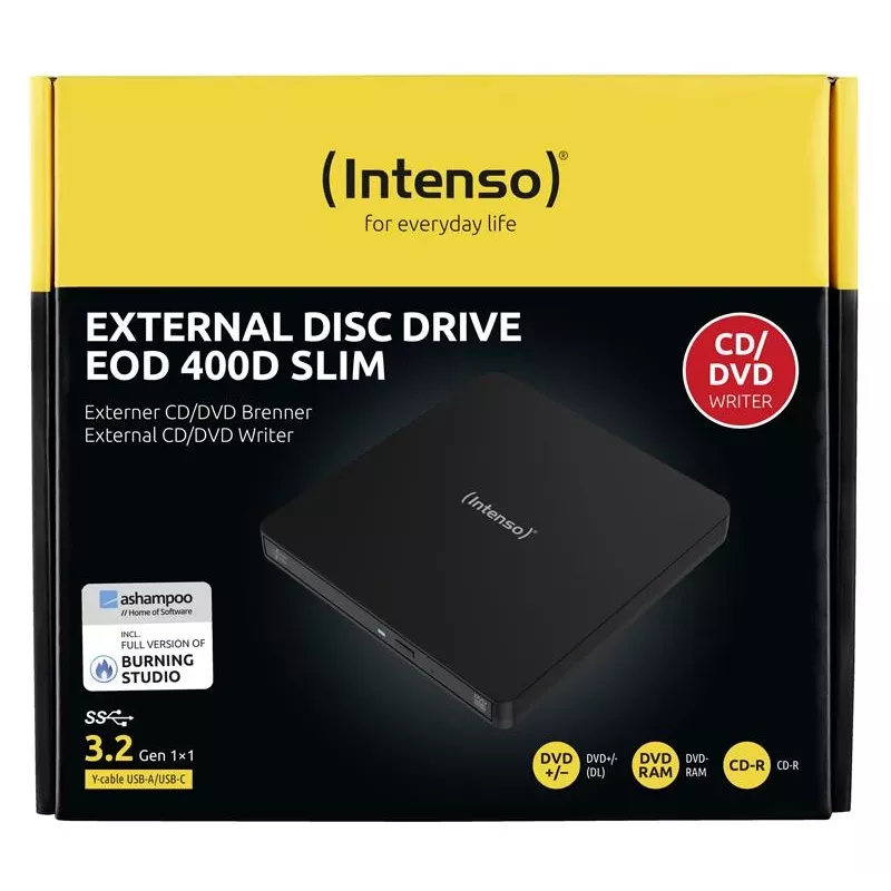 DVD RW USB3.2 EXT/BLACK 5401400 Intenso