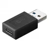 Goobay 45400 USB 3.2 1. põlvkonna adapter, USB-a pistik – USB-C pesa, Su