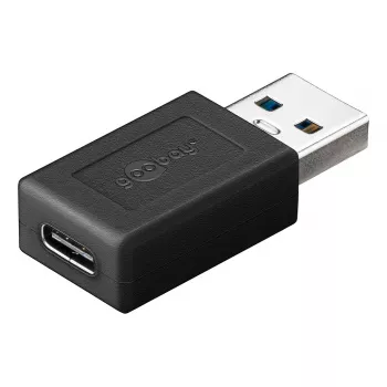 Goobay 45400 USB 3.2 1. põlvkonna adapter, USB-a pistik – USB-C pesa, Su