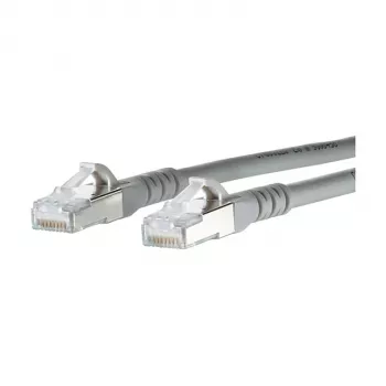 METZ CONNECT BTR - Paranduskaabel - RJ-45 (M) - RJ-45 (M) - 3,0m - Varjestatud - CAT 6a - Halogeenivaba - Hall (1308453033-E)