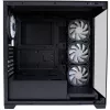 LC-Power korpus MidiTower 715B must USB3.2/Audio ilma toiteplokita SEAMLESS_X (LC-715B-ON)
