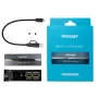 Väline NVMe M.2 PCIe SSD korpus PATRIOT PV810UPNGM — USB-C 3.2 Gen 2, toetab 2230/2242/2260/2280, kuni 8 TB, alumiinium, hall