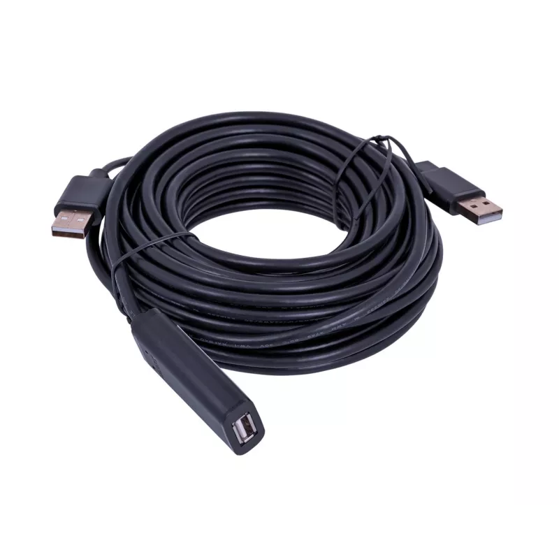 UNITEK Y-278 USB-kaabel USB 2.0 10 m 2 x USB A USB A Must