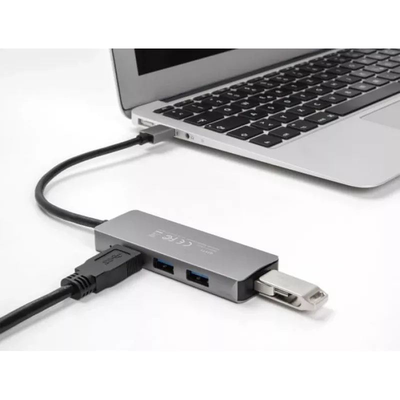 DeLOCK 63171 USB-jaotur 3.2 Gen 1 Type-A 5000 Mbit/s Hall
