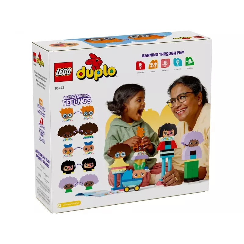 Ehitusmänguasi LEGO DUPLO 10423 ehitatavate inimeste komplekt, 71 tk, vanusele 3+, figuurid 260 mm kõrgusega