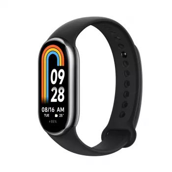 Xiaomi Smart Band 8 Must, Fitness Tracker, Bluetooth 5.1, 190mAh, 1.62, 5 ATM, Kiirendusandur, PPG Andur, Güroskoop