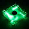 SilverStone SST-FN121-P-GL 120 mm korpuse ventilaator rohelise LED-valgustusega