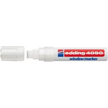Kriidimarker Edding 4090 meisliteraga, valge