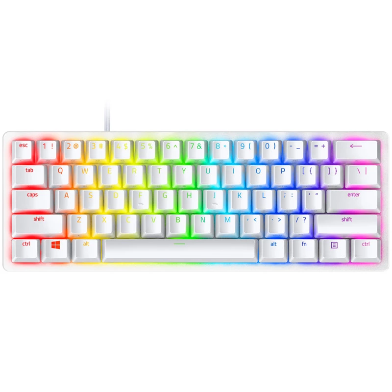 Razer Huntsman Mini klaviatuur mängimiseks USB QWERTY inglise valge