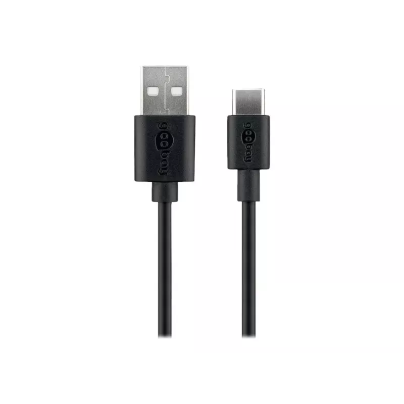 Goobay | USB-C laadimis- ja sünkroonimiskaabel (USB-A > USB-C) | 59124 | USB-C isane | USB 2.0 isane (tüüp A)
