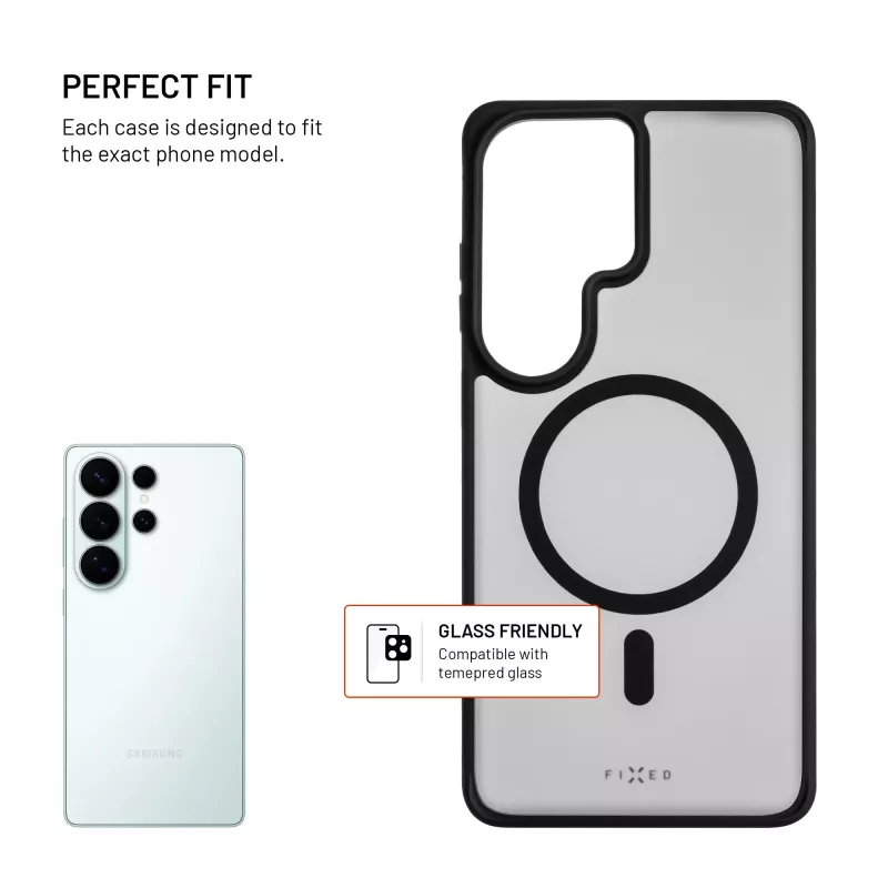 Fixed MagMisty | Tagakaas | Samsung | Galaxy S26 Ultra | Polükarbonaat/TPU | Must