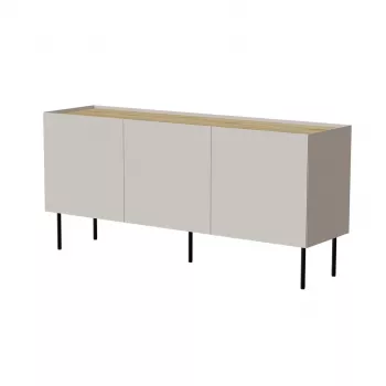 cama meble kummut FELLINI 150x40x70 cm, kašmiirviimistlus, õlitatud tammepuidust pealispind
