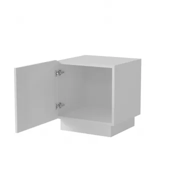 Öökapp Cama voodisahtel 2 tk LIVERTI 45x42x47 cm valge MDF/puitlaastplaat