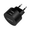 USB pistikupesa adapter LogiLink PA0218 2x USB-port kiirlaadimiseks 10,5W