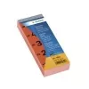 Isekleepuvad numbriplokid HERMA 1-500 punased 28x56 mm