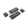 Kaardilugeja Unitek Y-9327A USB 3.2 Gen 1 Type-A — MicroSD/SD, 2 pesa, 5000 Mbit/s, must