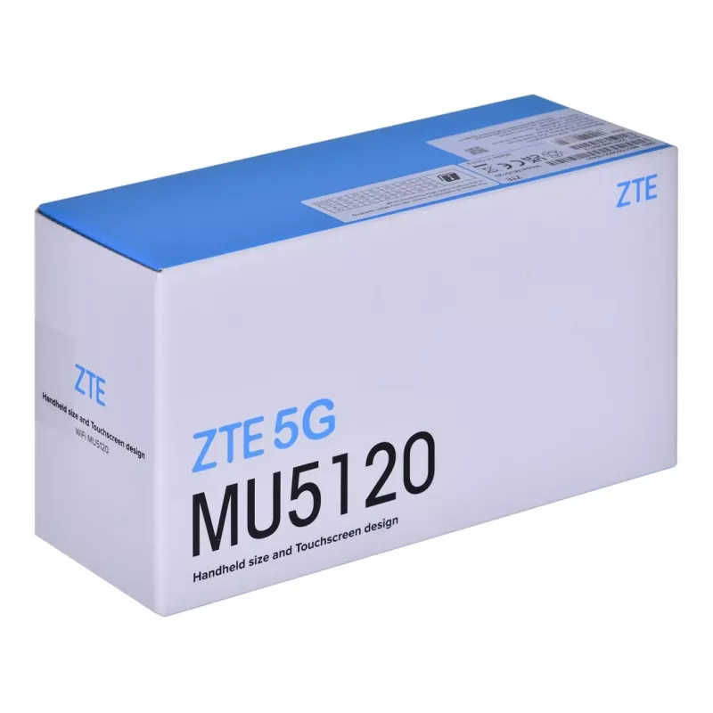 Mobiilimodem ZTE MU5120 5G — puuteekraan, 9800 mAh aku, Qualcomm SDX62, kaheribaline Wi‑Fi, kuni 64 seadet