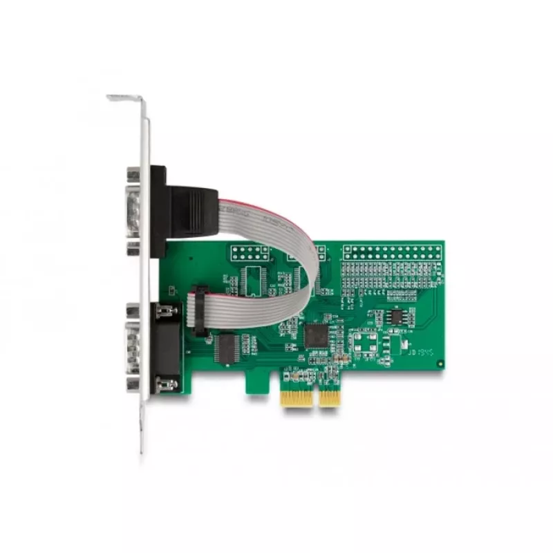 DeLOCK 89555 PCIe jadaliidese adapterkaart - 2 x RS-232