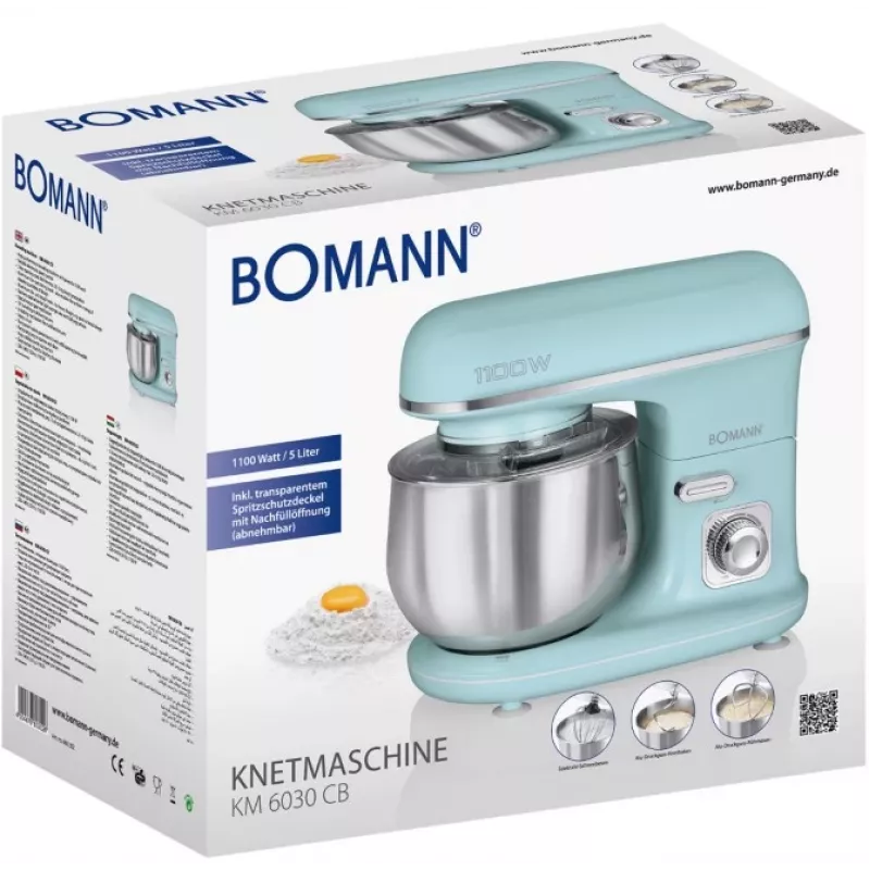 Bomann KM 6030 CB köögikombain 1100 W 5 L mündiroheline