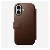Folio telefonikott Nomad NM014209858 Apple iPhone 17 jaoks, 16 cm (6,3 tolli), pruun, 4 kaarditaskut