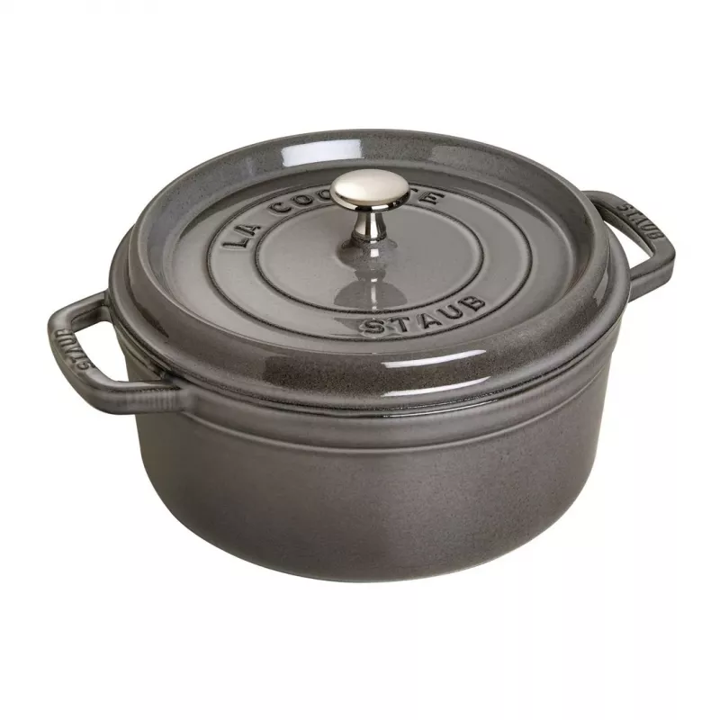 Staub 40509-312-0 kastrul 5,25 L ümmargune grafiit, hall